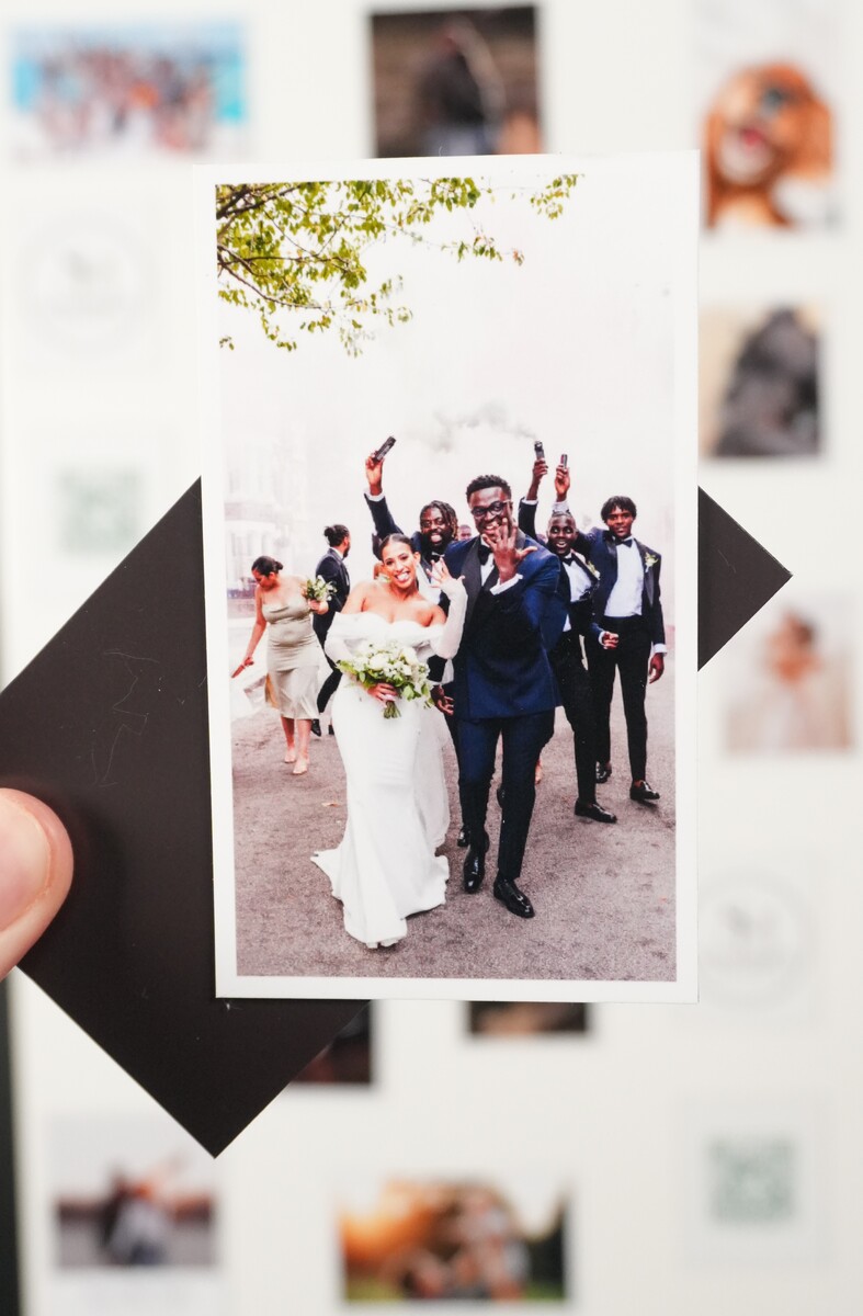 Wedding Keepsake — on fridge